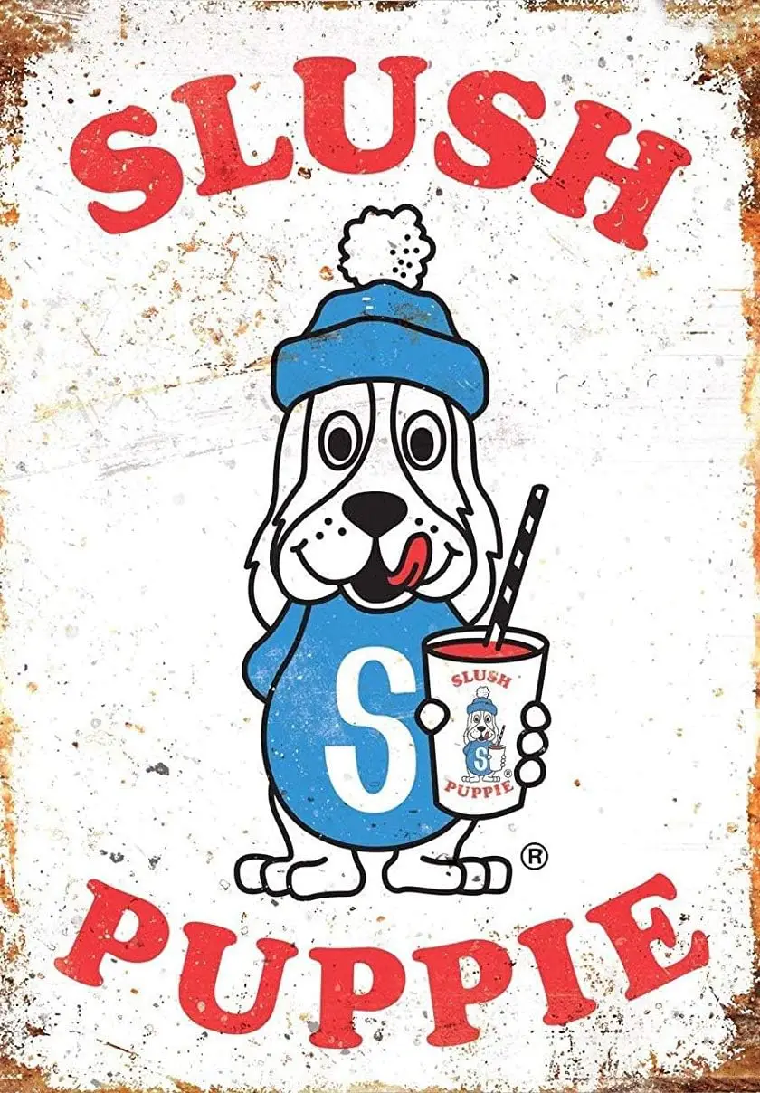 Vintage Metal Tin Sign ; Gifts For Slush Puppie Garden Yard Signs Christmas Wall Art for Farm Coffee Garage Bar Bedroom Home Dec