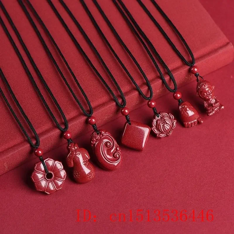 Mode Cinnaber Jade Draak Hanger Ketting Sieraden Chinese Healing Vrouwen Man Luck Gift Trui Keten