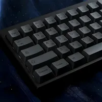 Minimalist Black Japanese Original Factory Height Key Cap PBT Thermal Sublimation Adaptation RK98 N75 VGN 87 104 980