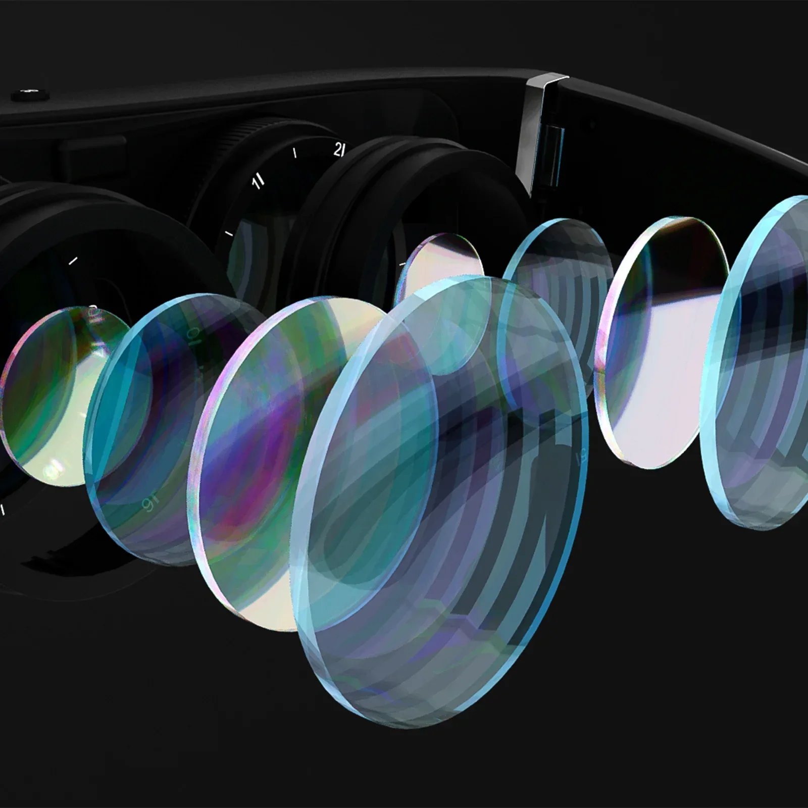 2026 E812 نظارات فيديو محمولة ثلاثية الأبعاد مثبتة على الرأس مع مدخل HD ثلاثي الأبعاد يستخدم في وحدة تحكم ألعاب PS4 PS5 Real