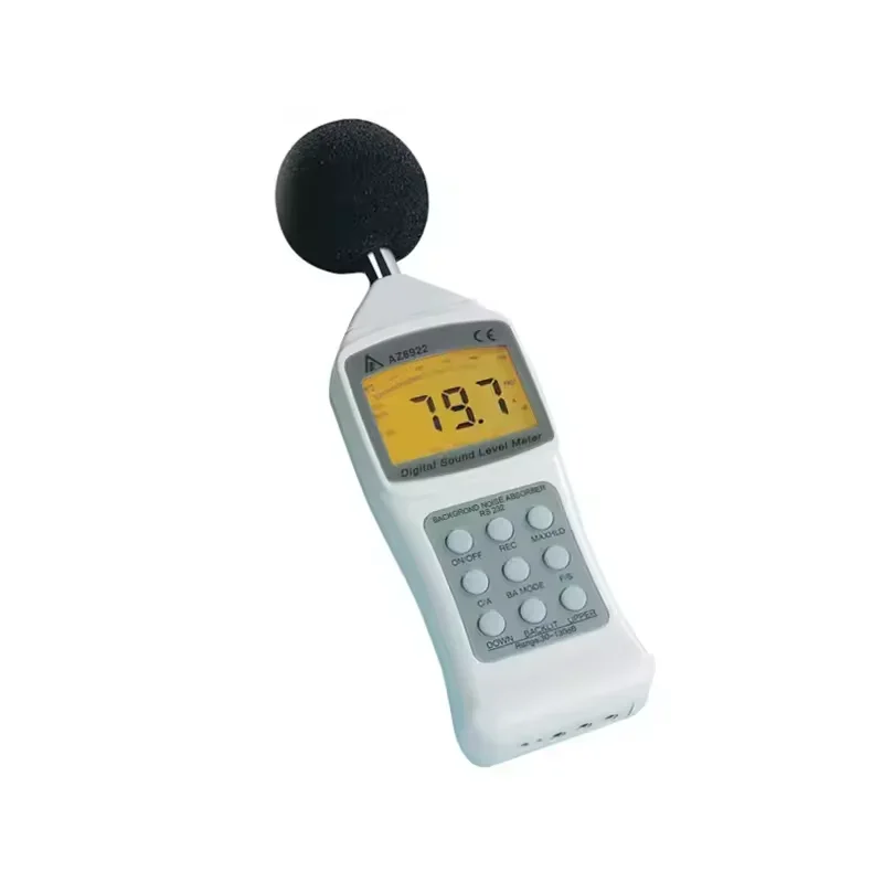 

Digital Sound Level Meter Noise Meter Portable Sound Decibel Meter Noise Tester AZ8922