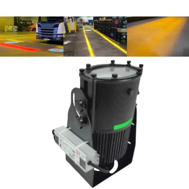 Red Yellow Blue Green 4 Color Shifting LED Walk Path Projector Light for Storage Hub Cargo Handling Strip