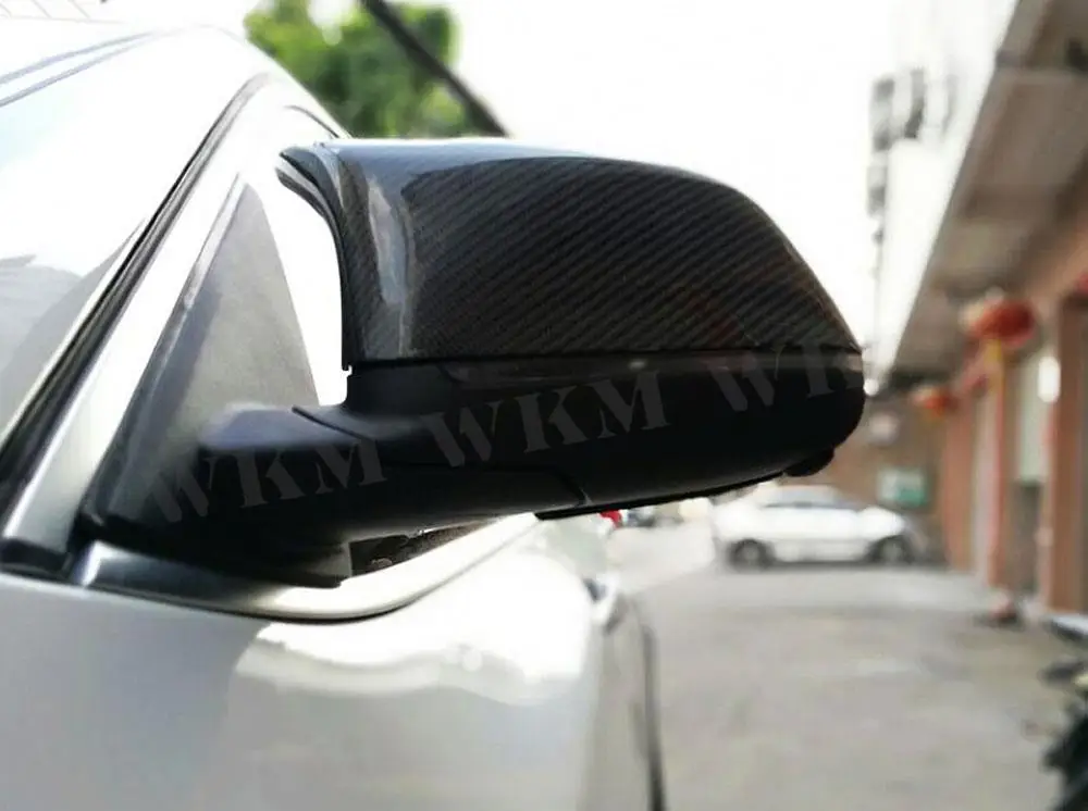 

Чехлы на зеркала заднего вида из углеродного волокна, сменный стиль для BMW X5 F15 2015-2018, автомобильные аксессуары