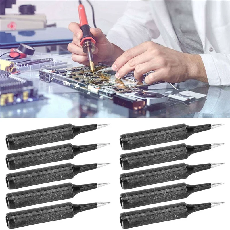 

ABPQ-20Pcs 900M-T-I Series Soldering Iron Tips Soldering Bits Welding Industrial More Tool For 900M‑ESD 907 907‑ESD 933