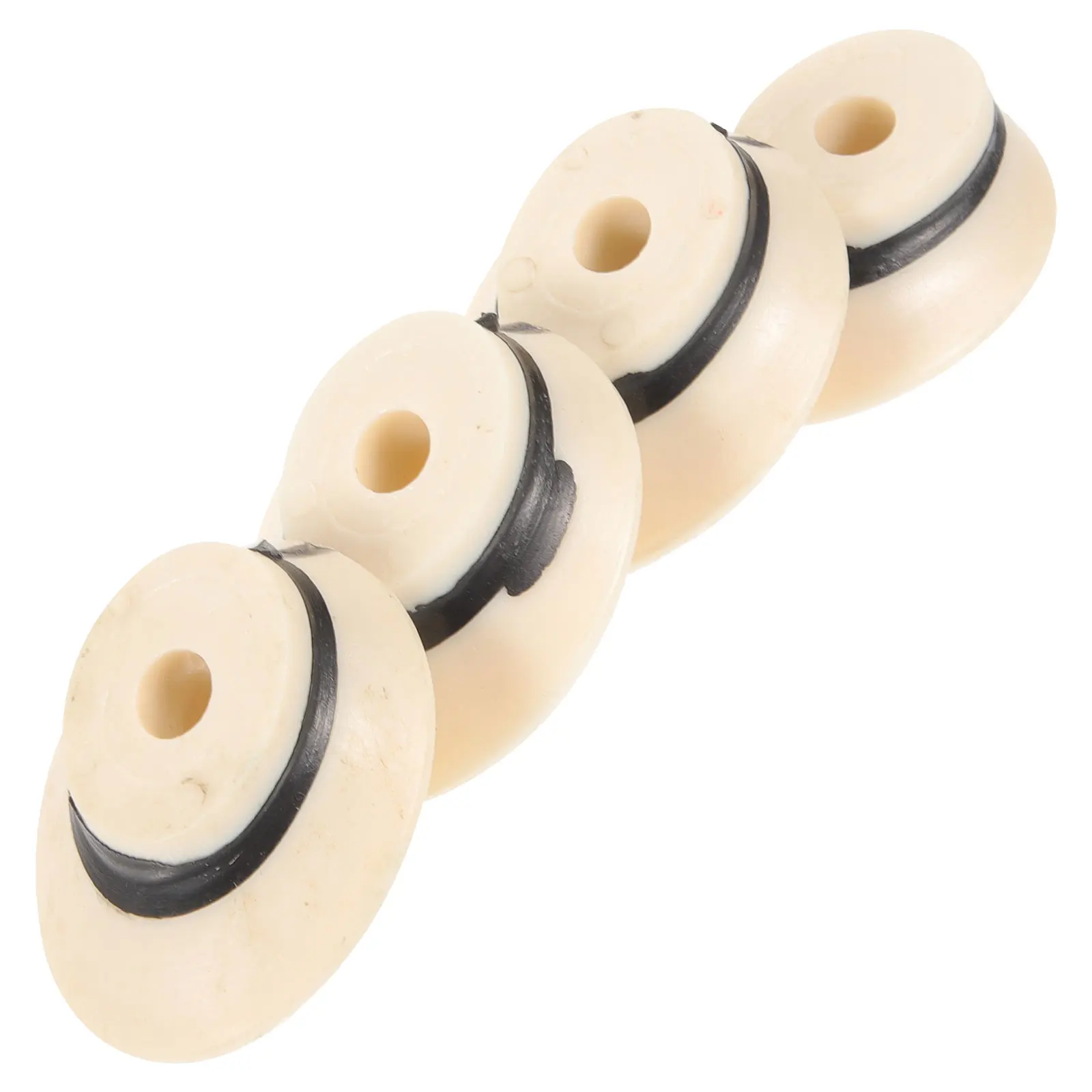 

4 Pcs Erhu Head Pole Joints Fittings Parts Replace Repair and Accessories White Musical Instrument Heads Chinese