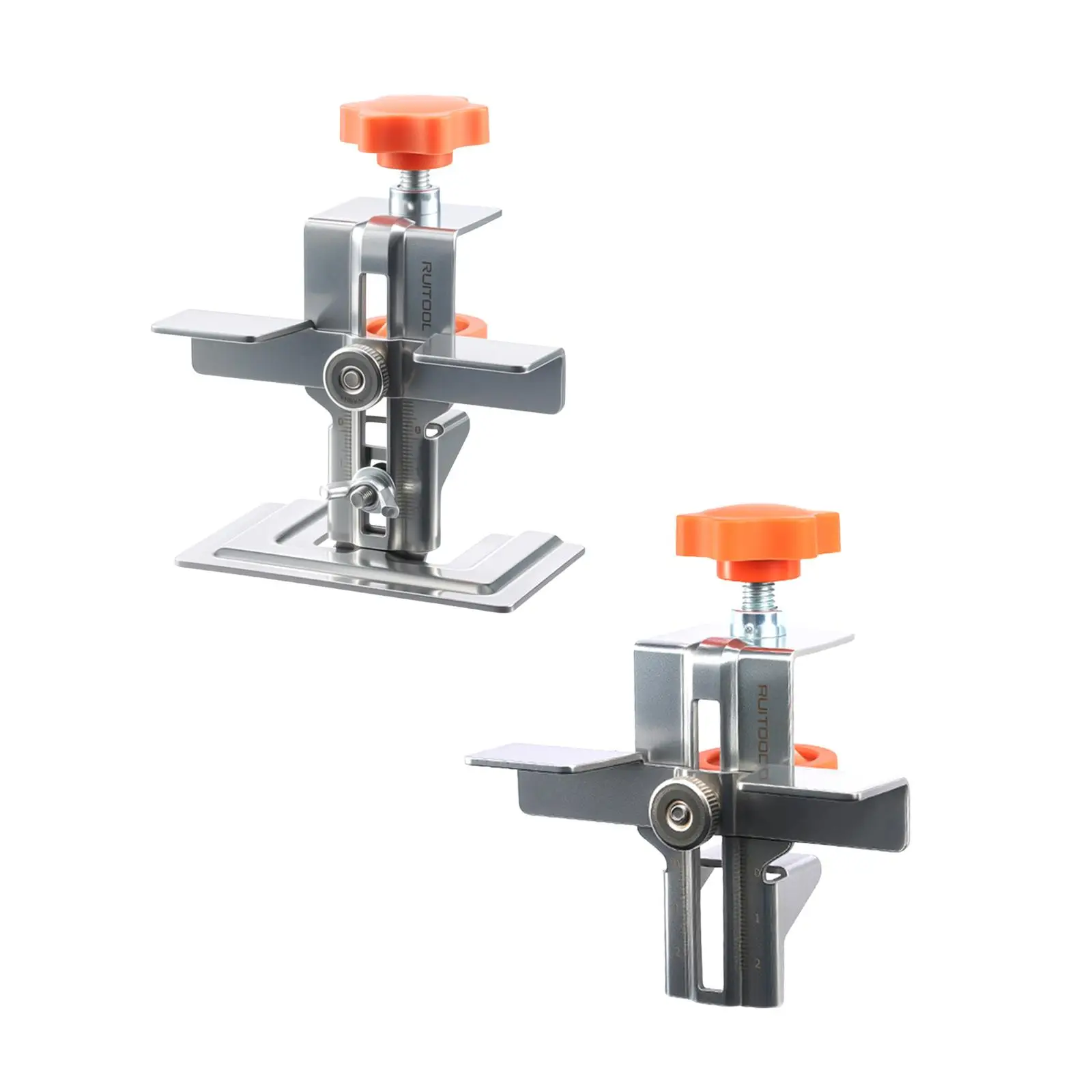 

Cabinet Door Mounting Jig Locator 8.5-10cm Adjustable for Woodworking Multipurpose Sturdy Stainless Steel Generic Accessories