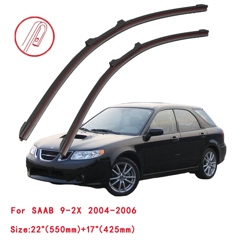 For SAAB 9-2X Wagon 9-7X SUV 2004 2005 2006 2008 2010 2011 2012 Car Accessories Gadgets Double Rubber Car Windshield Wiper Blade