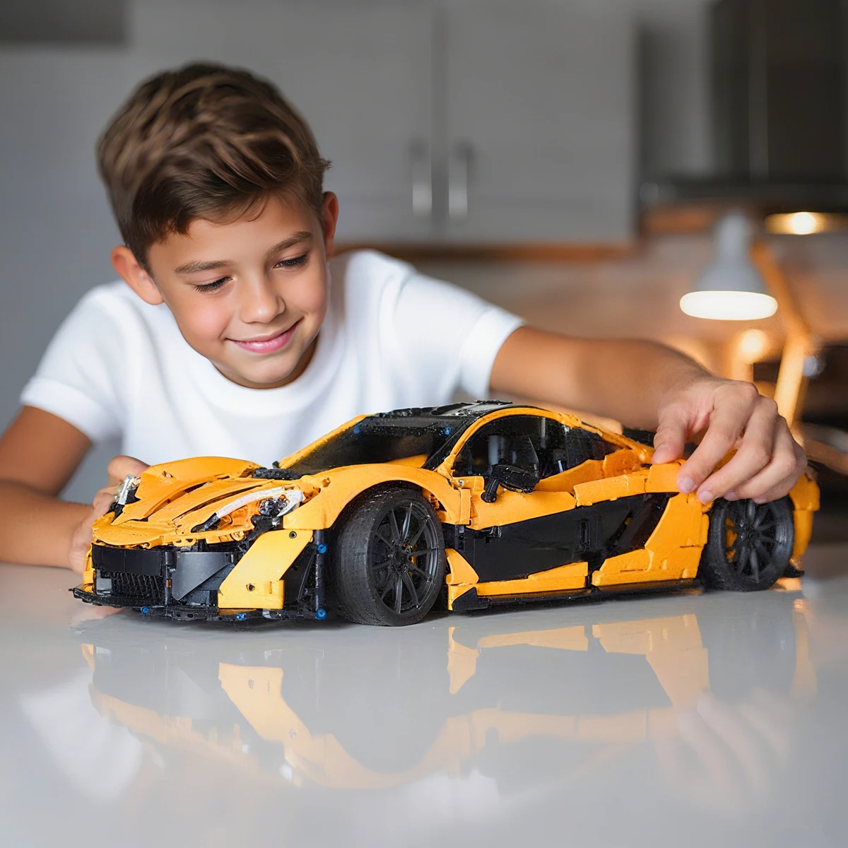 

Technical Bricks P1 Speed Champion Sports Car Racing Vehicle Blocks Model Building Block Toys Boys DIY Kits Party Gifts