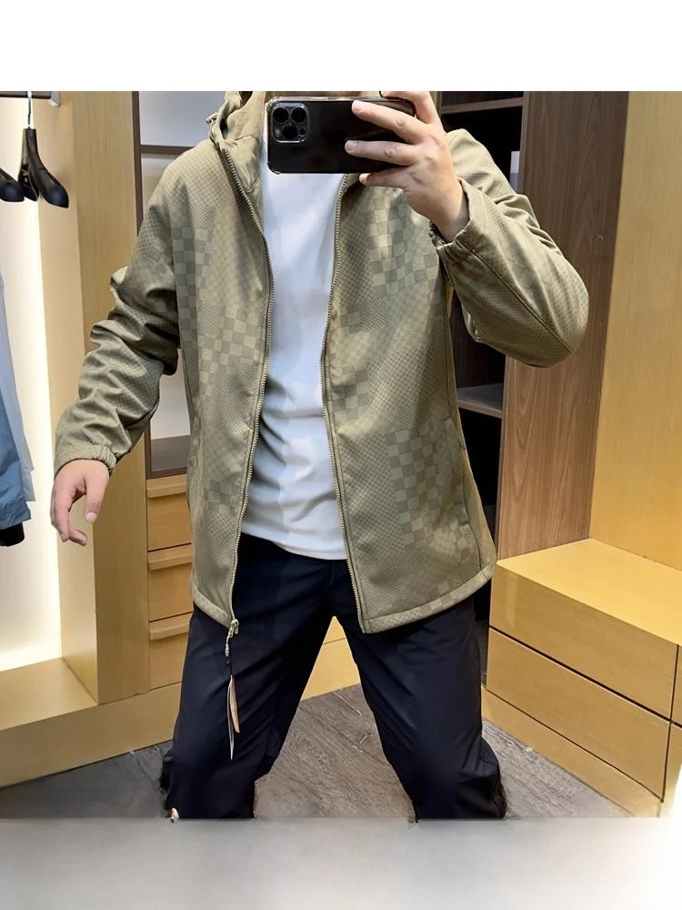 

Мужская уличная куртка с капюшоном на подкладке Fce, ветрозащитная, водонепроницаемая, теплая, повседневная, подставка, длинная све, осенне-зимняя, King Soft ell