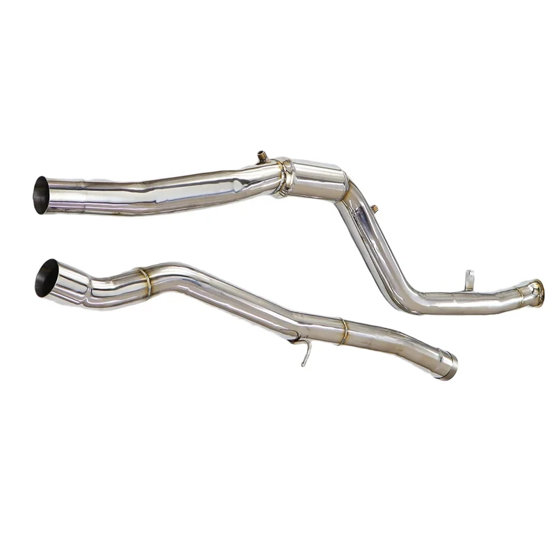 For BMW 540i 530 530i 540 3.0T2.0T 2017-2023 polish Car Exhaust Mid Pipes Stainless steel Equal lenght middle pipe