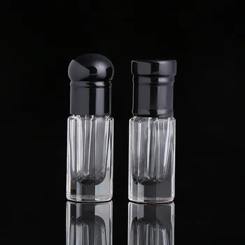 Wholesale 3ml 6ml 12ml Mini empty glass perfume bottles dropper essential oil bottle vial with glass sticker