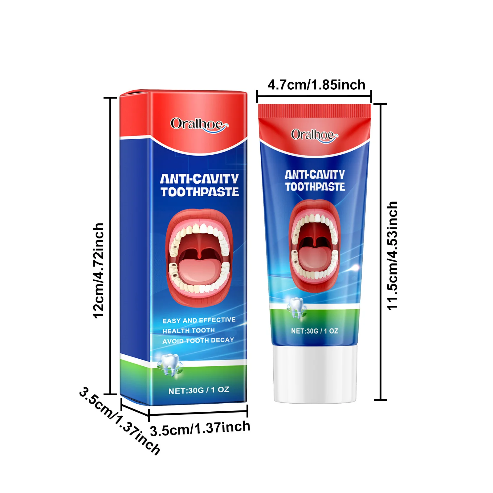 Anti Decay Toothpaste Dental Caries Repair Cream Prevent Tooth Decay Protect Teeth Remove Plaque Toothache Relieve Periodontitis