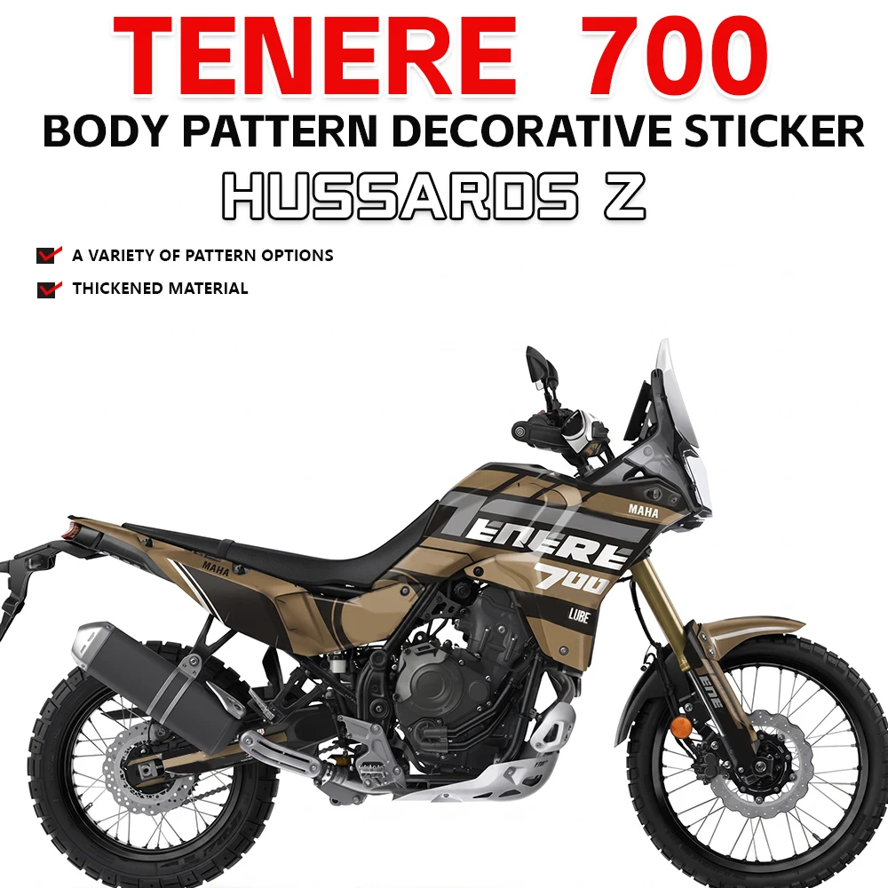Custom Motorcycle Graphics Kit Waterproof Vinyl Decal Stickers Fairing Body Decor Accessories For Yamaha Tenere 700 2025 2026