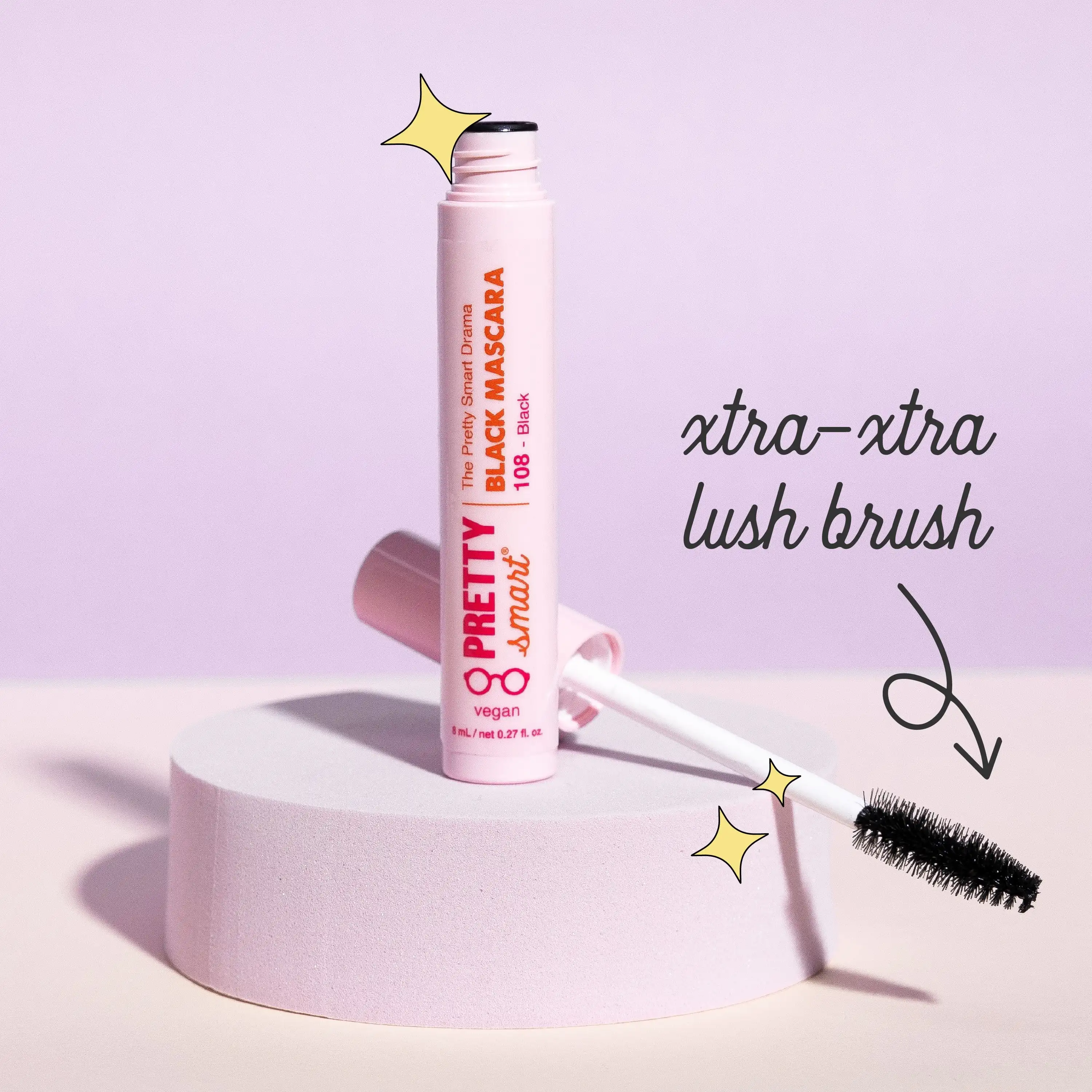 (2 pack)  Black Mascara, 0.27 fl. oz.