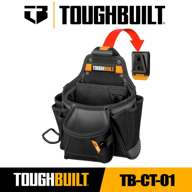 

TOUGHBUILT TB-CT-01 Contractor Pouch Large Hang Multifunctional Tool Bag Large Capacity Tool Kit Toughbuilt Bag Accessories