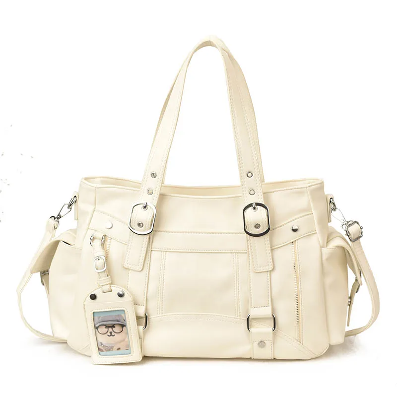Black Sweet Cool Spicy Girl Style Handbag 2026 Crossbody Commuter Large Capacity Tote Bag for Women