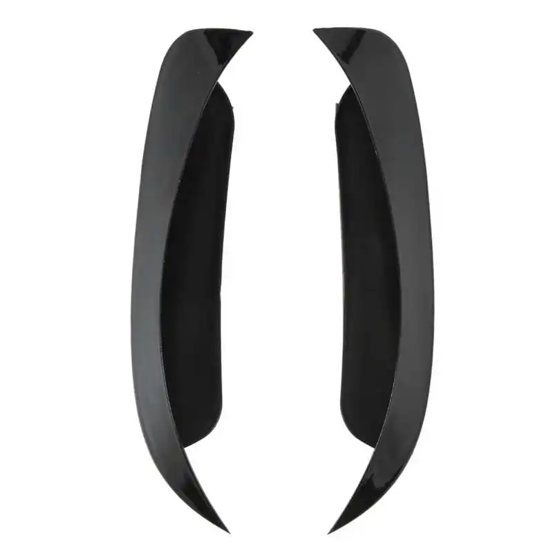 Glossy Black Rear Bumper Spoiler Fins for Mercedes GLA Class X156 GLA200 260 GLA45 AMG‑Line 2013 2014 2015 2016 2017 2018 2019