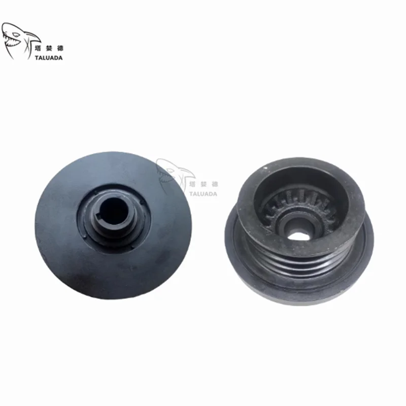 For Hitachi Crankshaft Pulley EX200-5 ZAX200-3G-5G-6 Isuzu 6BG1 Excavator Engine Crankshaft Pulley