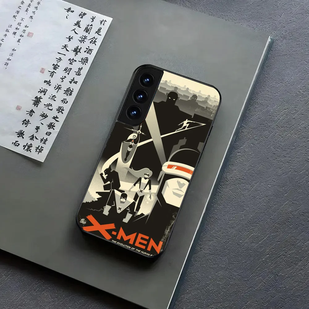 X_X-Men D-DC Movie Phone Case For Samsung Galaxy A52 A12 A51 S21 Edge S22ULTRA S23 S20LITE Plus Ultra Black Cover