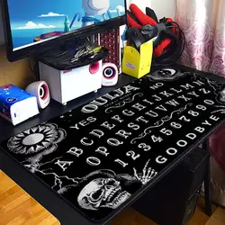 Ouija Boards xxl Mauspad Gaming Zubehör Tastatur Schreibtisch matte Computer großen Tisch Teppich PC Gamer 900x400 schwarze Mouse pad Matten