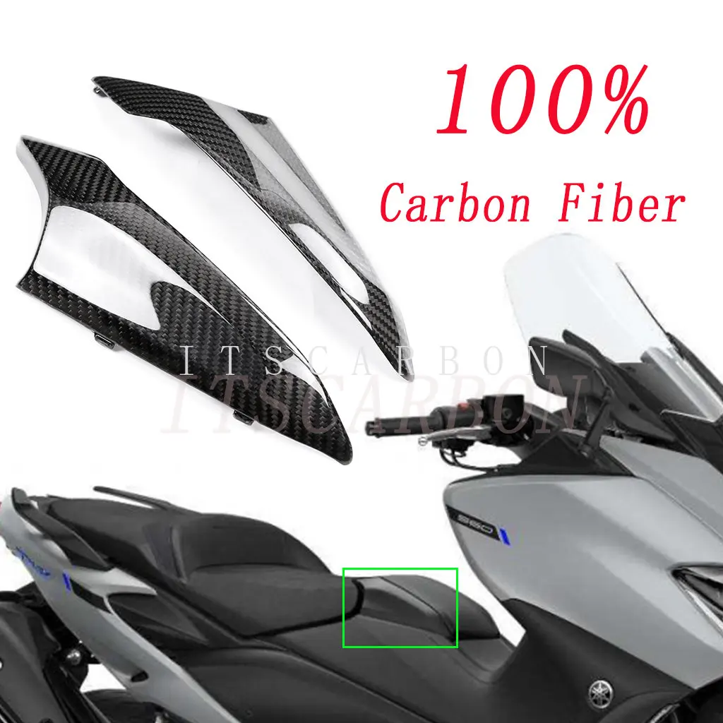 For YAMAHA TMAX T-MAX 560 2020 2021 Motorcycle Accessories 3K Carbon Fiber Seat Tank Side Cover Fairing Cover Part Kits