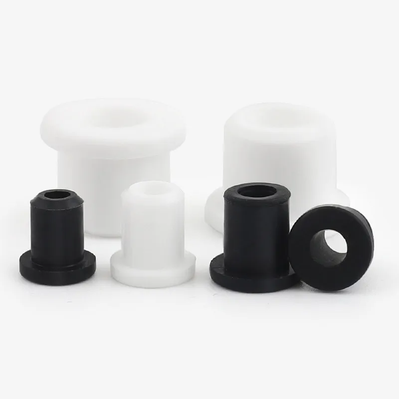 Black/White 3.3-113.6mm Hole Plug Round Hollow Silicone Rubber Grommet Wire Cable Wiring Protect Bushes O-rings Sealed Gasket