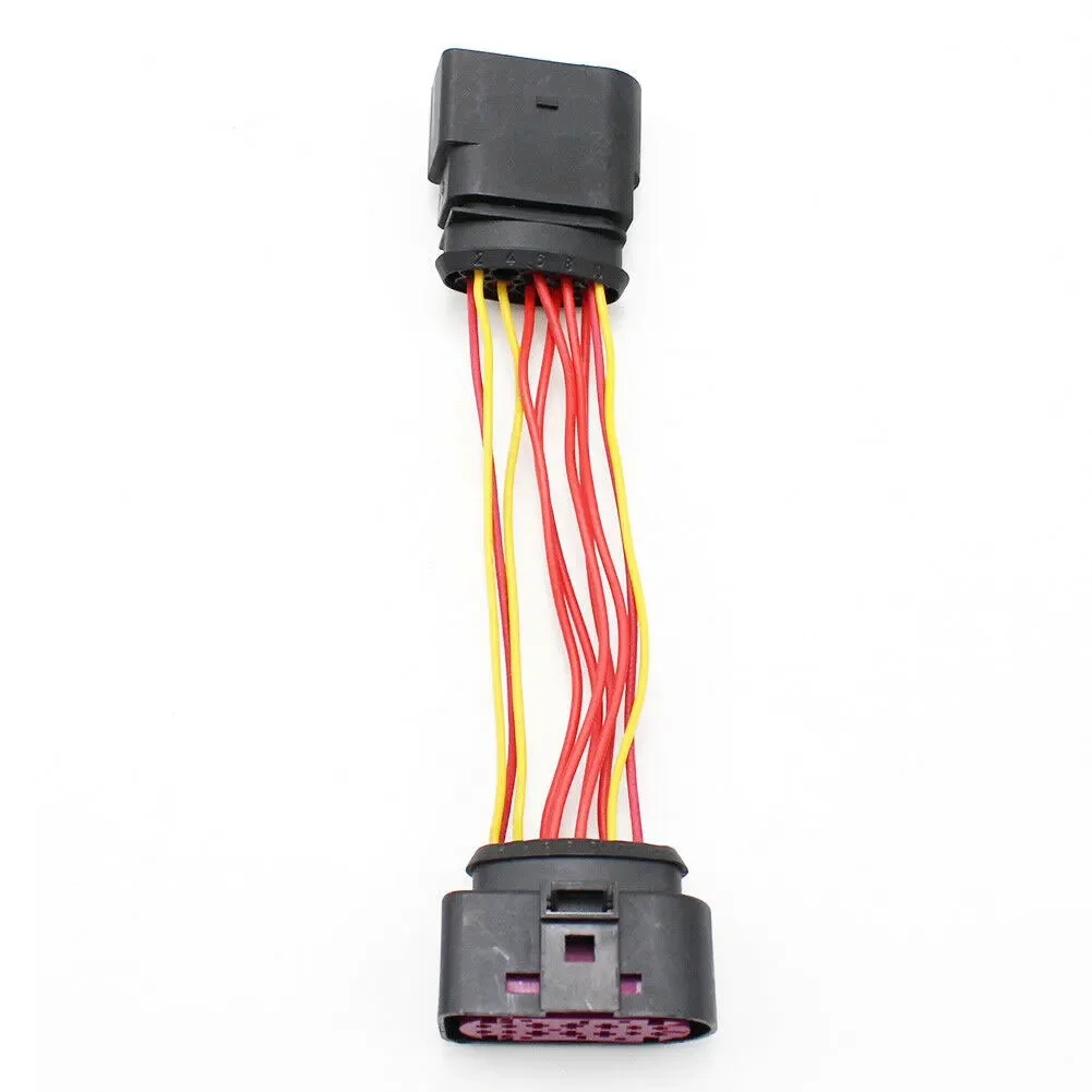 Car Xenon Headlight 10 To 14Pin Plug Connector Adapter Headlight Wire Harness Connector 1J0973737 1J0973835 For Golf MK6