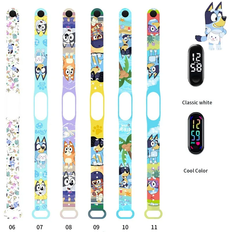 

Детские креативные милые часы с рисунком аниме, светодиодные водонепроницаемые спортивные часы-браслет с персонажем аниме для мальчиков и девочек, подарок на день рождения