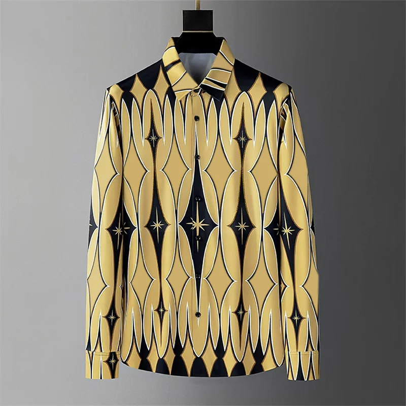 Men's Lightweight Long Sleeve Shirts Fashion Simple Design Casual Business Clothes For Men Oversize Breathable Autumn Daily Tops