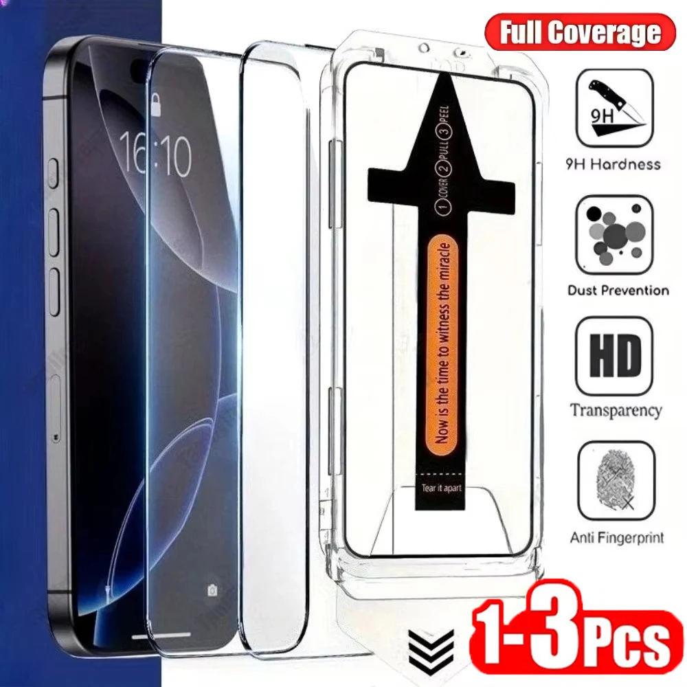 

1-3 шт. HD защитное стекло для Samsung S26 25 24 23 22 Plus S26 S25 S24 Ultra A55 A54 A53 A52 A35 A34, пылезащитное, из закаленного стекла