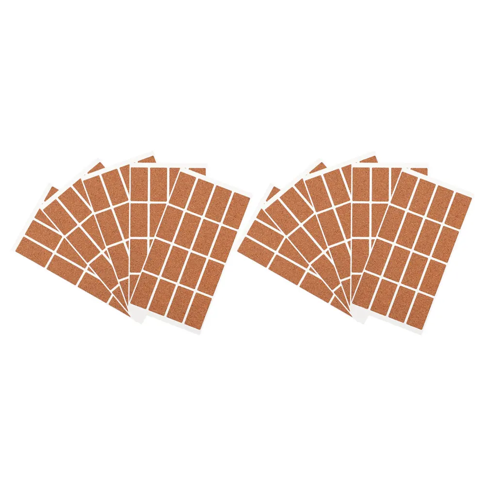 

240pcs Waterproof Label Stickers Self-Adhesive Cork Wooden Tags For Glass Jars Bottles Storage Writable Craft Organizer