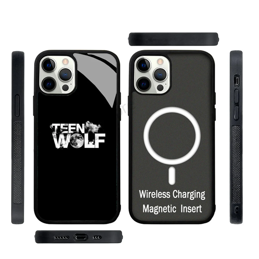 American TV Series Phone Case Strong Magnetic For IPhone 15 14 13 Pro Max 11 12 Mini T-Teen Wolf For Magsafe