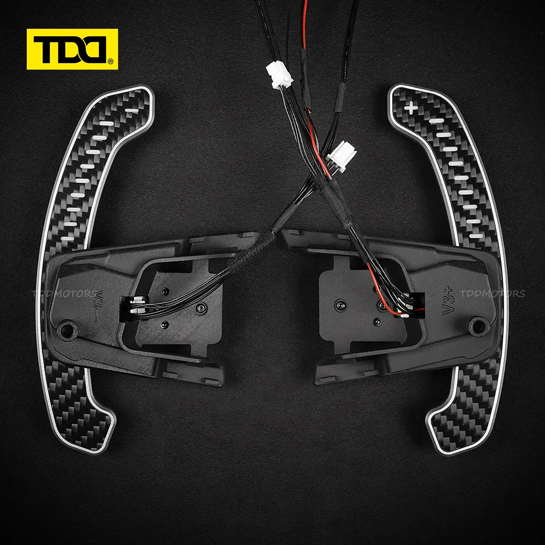 

TDD LED Magnetic Paddle Shifters for Volkswagen Golf7 MK7 / 7.5 GTI Golf R Scirocco Arteon Shift Paddle with RPM Respon LED