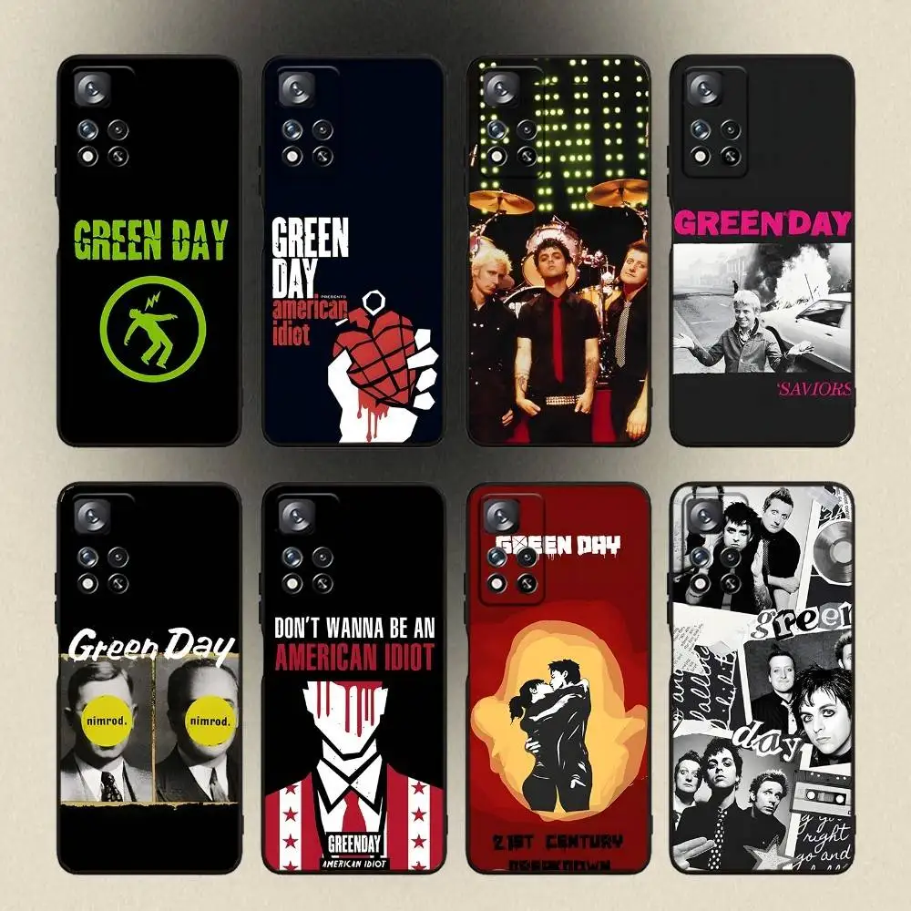

G-Green Day Saviors Phone Case For Samsung Galaxy A 91,80,73,72,53,52,51,22,5G,Plus,J,Note Soft Black Cover