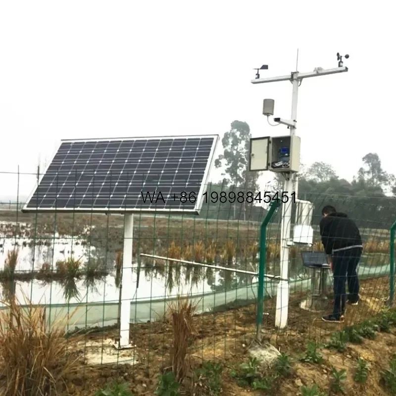 Wmwmnu Cloud Platform Wireless Agricultural Intelligent Weather Station for Farm Irrigation System