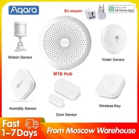 Aqara Smart Home Kits M1S Hub Zigbee Door Sensor Temp Motion Water Sensors Wireless Switch Work With Gateway Xiaomi Home APP