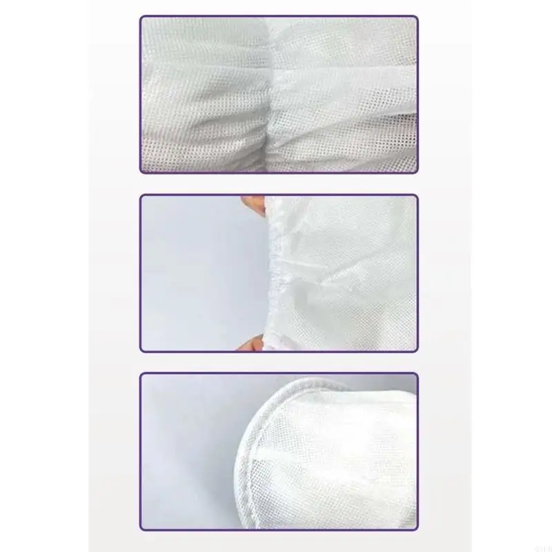 Q1fb Copertine scarpe usa e getta per scarpe riciclate Protettori booties copribili per donne uomini