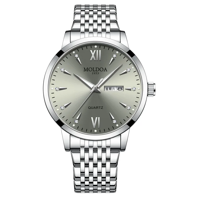 

Мужские часы, мужские светящиеся двойные календари, поддельные механические часы, светящиеся водонепроницаемые