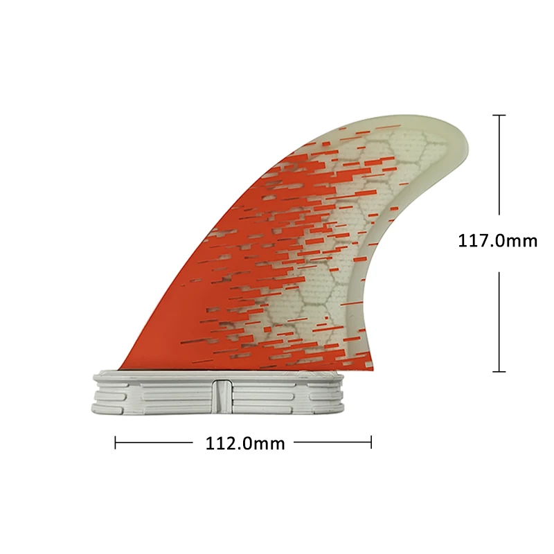 UPSURF FCS 2 ثلاثي زعانف ركوب الأمواج كبير على شكل قرص العسل Quilhas G5/G7 حجم لوح قصير زعنفة الدافع علامات تبويب مزدوجة 2 زعانف لوح التزلج الرياضات المائية #6