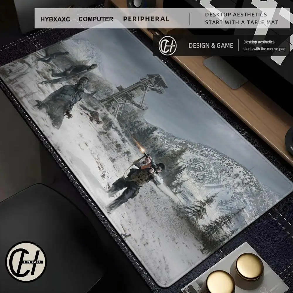 HYBXAXC Mouse Pad Cute HD Desk Pad Extended Gaming Keyboard Mats Large 90x40cm XXL Gamer DayZ Gaming Mousepad  90x40cm 80x40cm