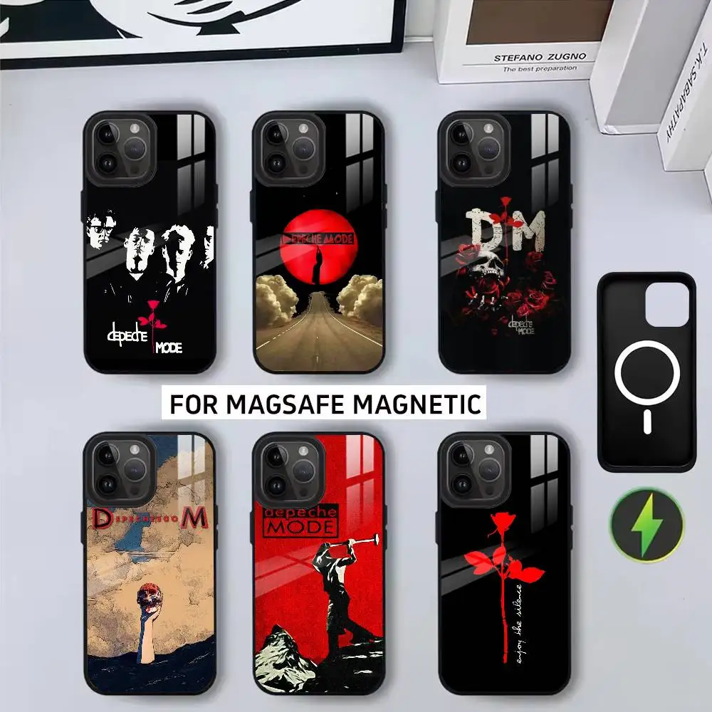 

Band D-Depeches M-Modes cool Phone Case For iPhone17,16,15,14,13,12,11 Plus,Pro Magnetic For Magsafe Wireless Charging