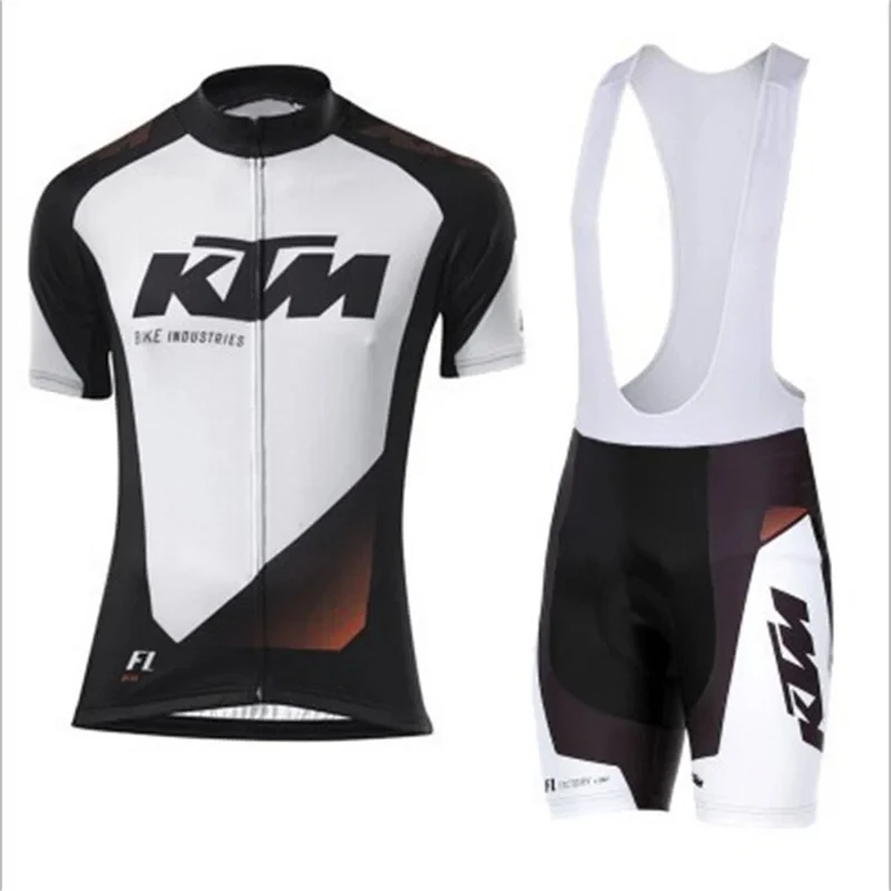 Ktm Pro Team 2025 Summer Cycling Jersey Suit Men\'s Breathable Mountain Bicycle Clothing Set Bike Mountain Maillot Ropa Ciclismo