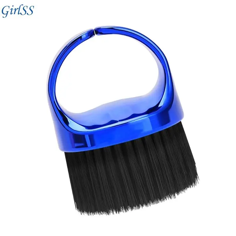 Travel Beard Brush Finger Grooming Tool Styling Synthetic Bristles For Men T4MB