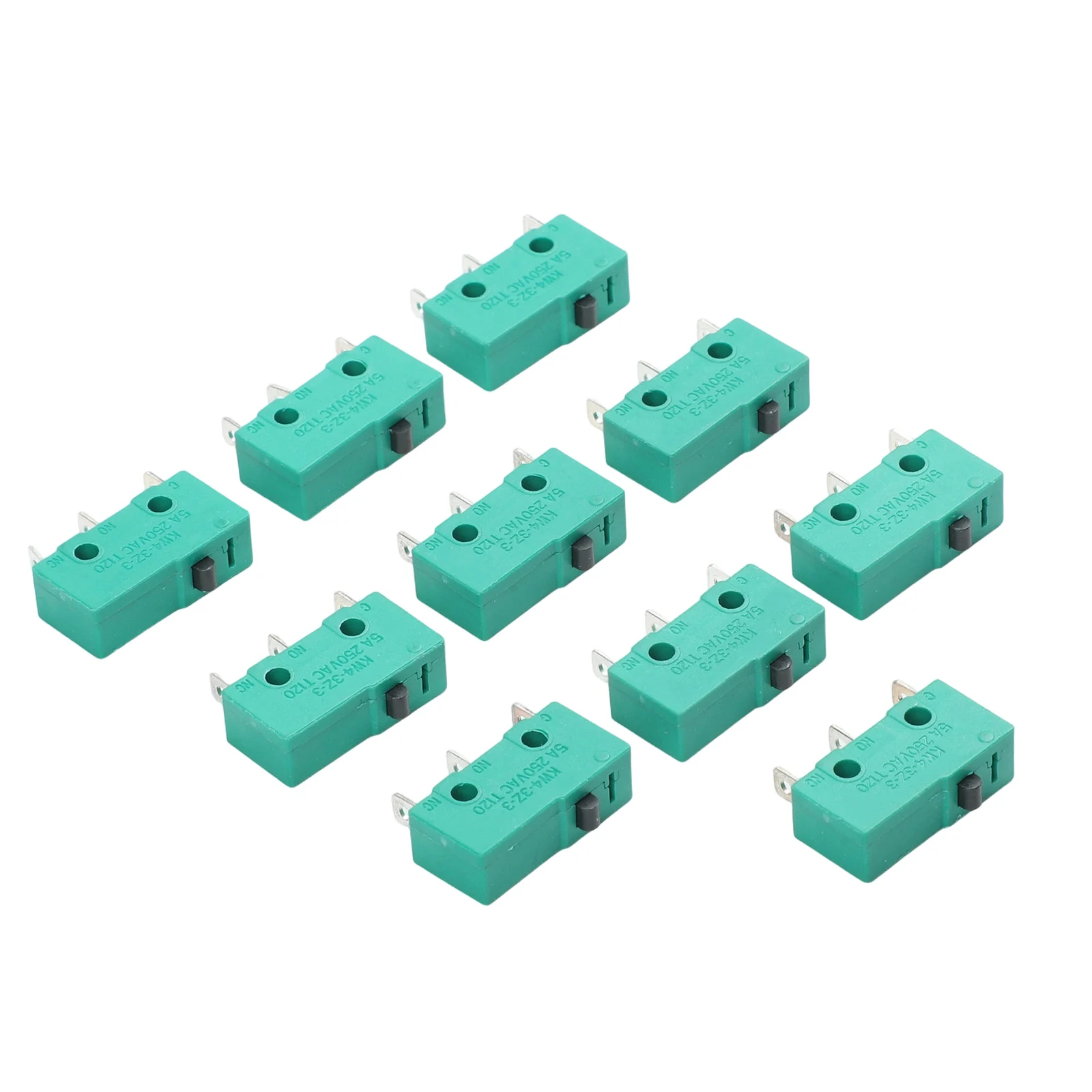 KW4 3Z 3 Limit Switch for Mechanical Systems 20x15 8x12mm 5A 125VAC 250VAC Green Color Fast Response Time Reliable Performance
