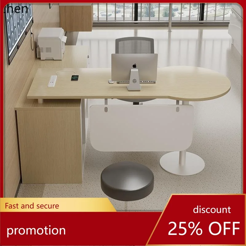 

HXL Dopamine Fashion Diagnostic Table with Backboard L-Shaped Desk