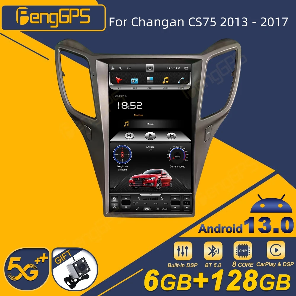 

Автомагнитола для Changan CS75 2013-2017, Android, 2Din стереоприемник, Авторадио, мультимедийный плеер, GPS-навигация, экран головного устройства