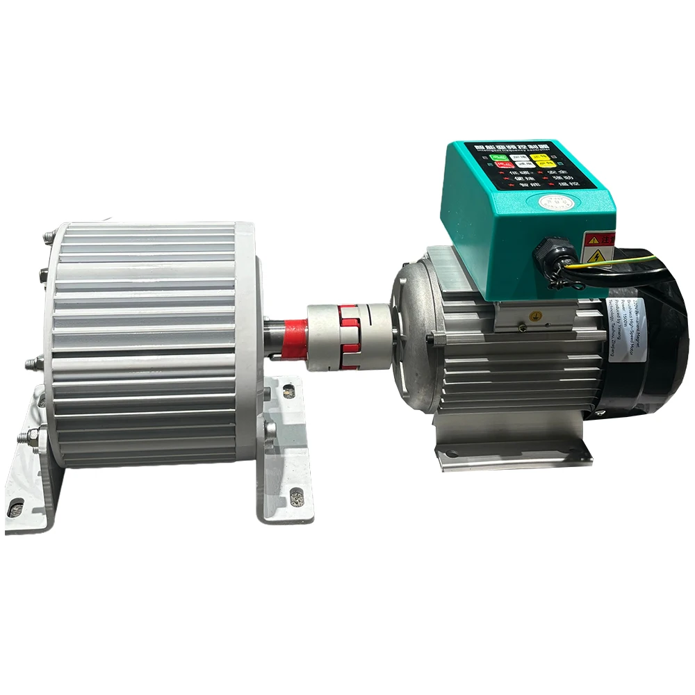 Fabriek 30KW 20KW 3 Fase AC 380V 220V Permanente Magneet Generator Met 300 RPM-3500 RPM Variabele Frequentie Drive VFD Motor DIY - afbeelding 2
