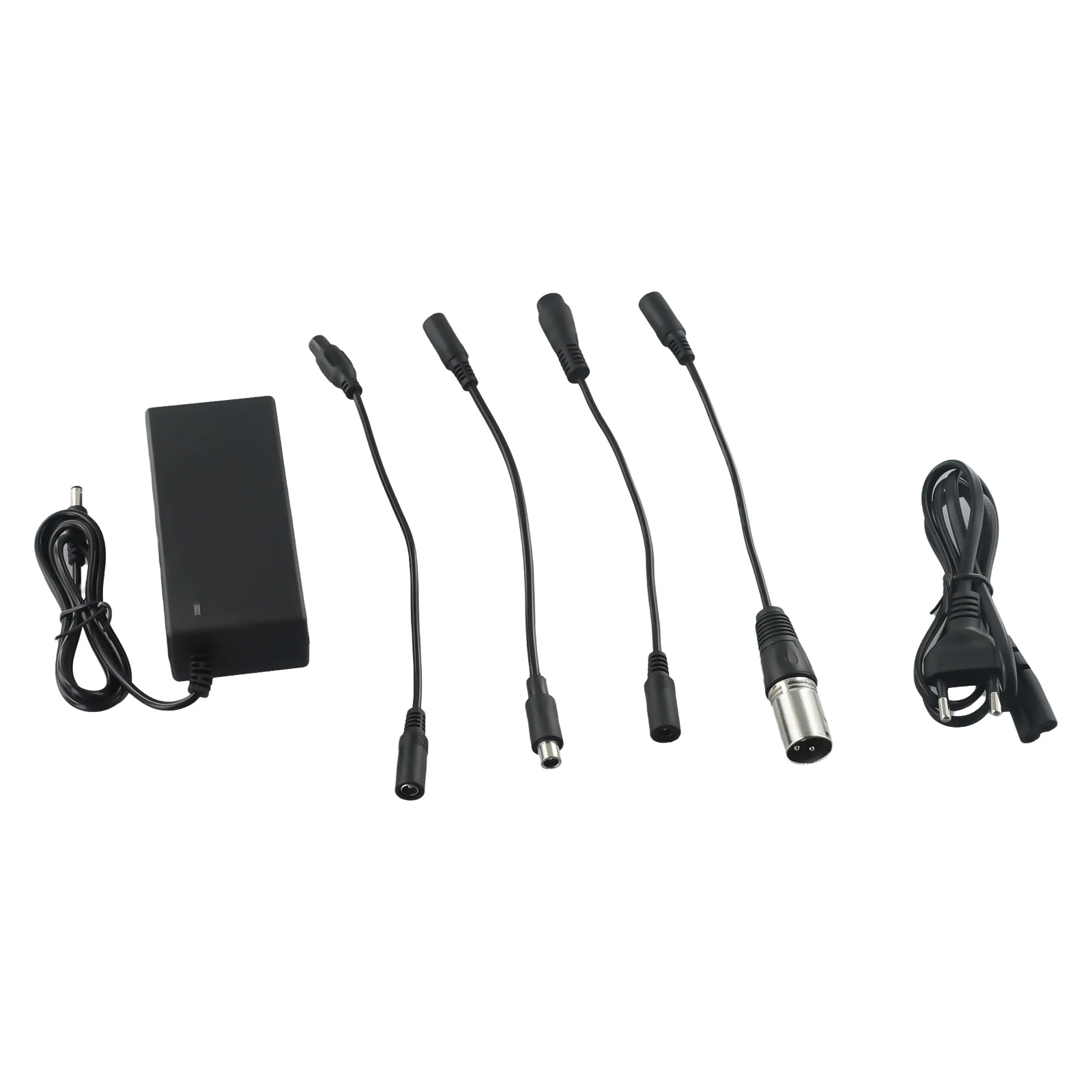 Caricatore Universale 42V 2A Per Hoverboard E Scooter Elettrici – 6 Connettori Inclusi, Compatibile Con Ninebot, Xiaomi E Altri
