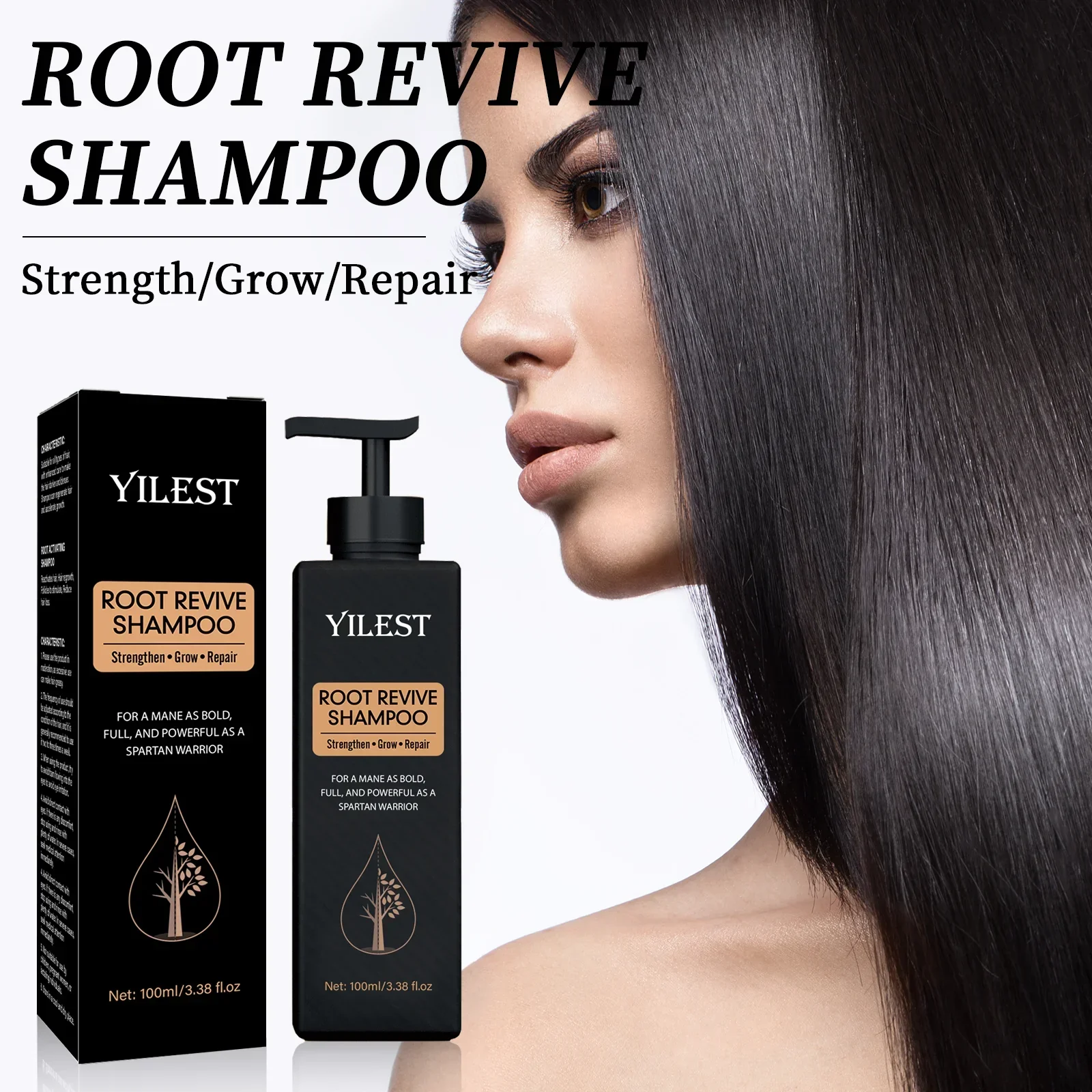 Anti-Hair Loss Root Activator Shampoo - Thickening Formula Nourishes Thinning Hair for Fluffy, Voluminous & Healthy Growth.