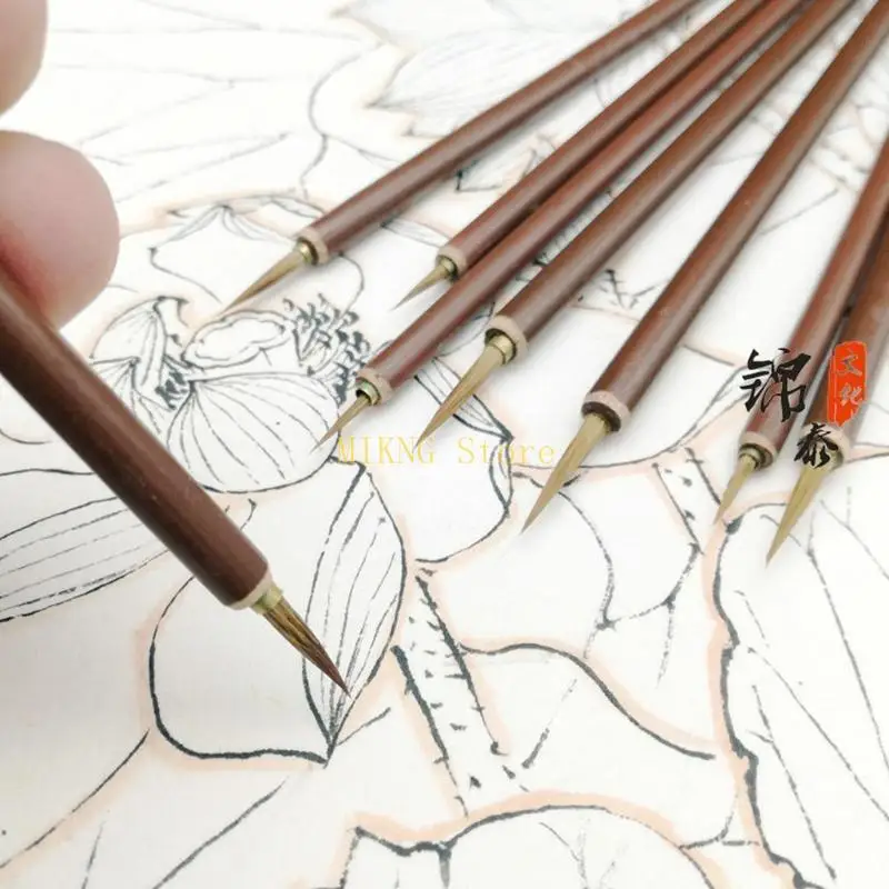 Schreiben von Pinselhaken Line Sorgfältiger Stift für Studenten und Anfängerpakete mit 3 besten Verkauf